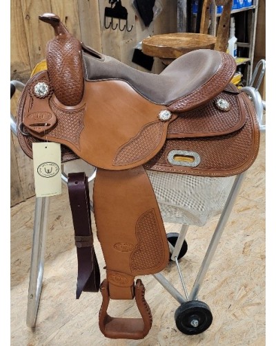 selle équitation western  barrel compétition west coast