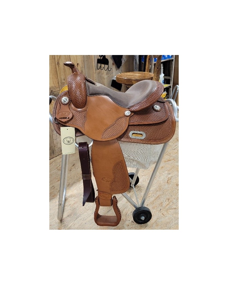 selle équitation western  barrel compétition west coast