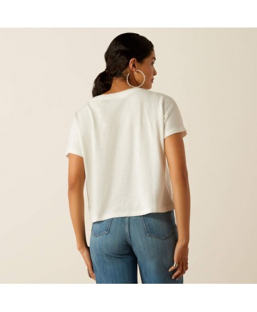 TEE SHIRT ARIAT CLOUD DANCER 10055139