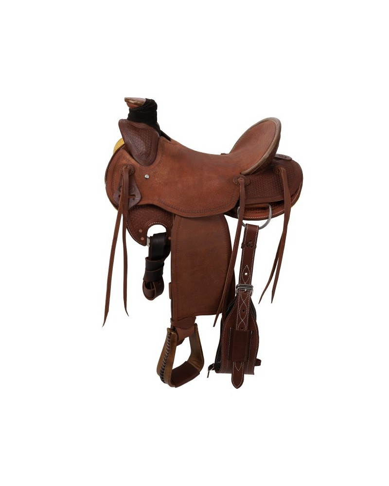 selle équitation western  barrel compétition showman  USA continental