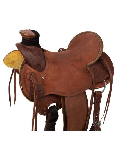 selle équitation western  barrel compétition showman  USA continental