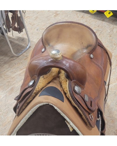 SELLE WESTERN OCCASION EQUITATION AMERICAINE USA CONTINENTAL