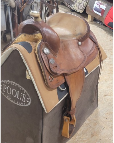 SELLE WESTERN OCCASION EQUITATION AMERICAINE USA CONTINENTAL