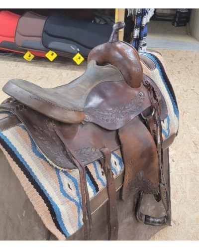 SELLE WESTERN OCCASION EQUITATION AMERICAINE USA CONTINENTAL