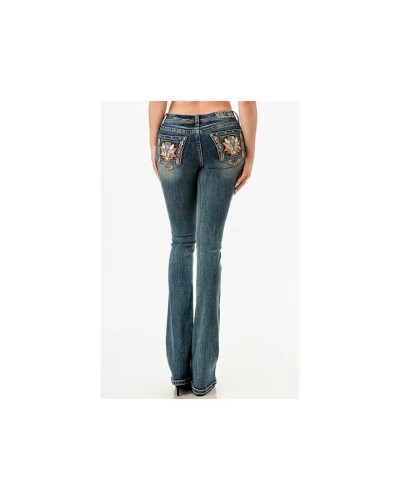 JEANS ARIAT CONFORTABLE DURABLE EQUITAION WESTERN GRACE IN LA