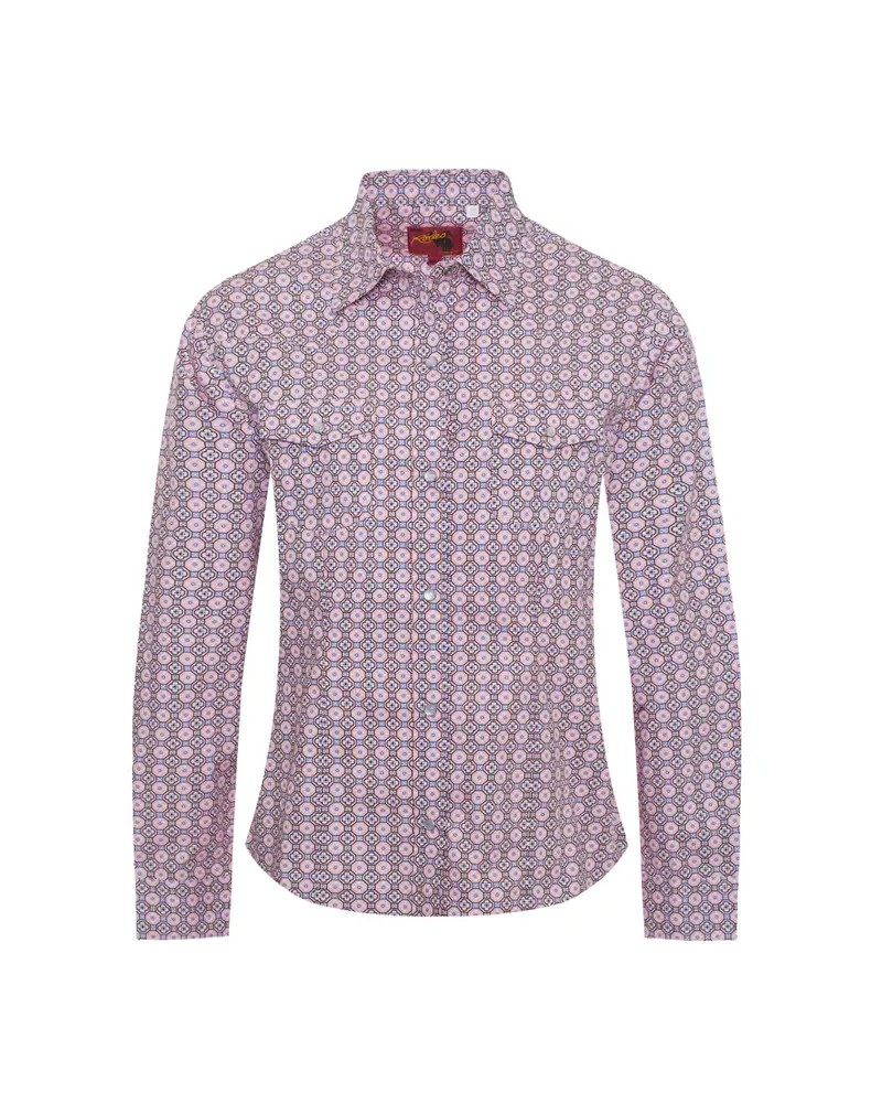 CHEMISE WESTERN AMERICAINE WRANGLER JACK DANIELS STARS AND STRIPES