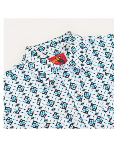 CHEMISE WESTERN AMERICAINE WRANGLER ARIAT STARS AND STRIPES RODEO CLOTHING