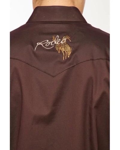 CHEMISE WESTERN AMERICAINE WRANGLER ARIAT STARS AND STRIPES RODEO CLOTHING