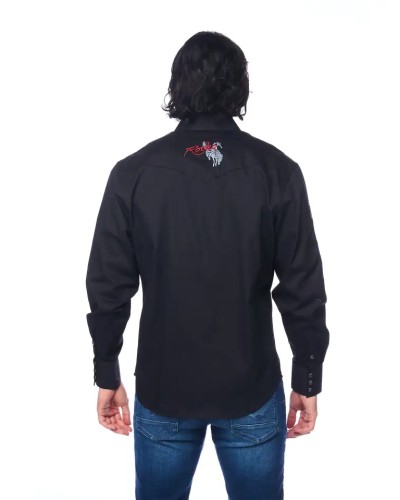 CHEMISE WESTERN AMERICAINE WRANGLER ARIAT STARS AND STRIPES RODEO CLOTHING