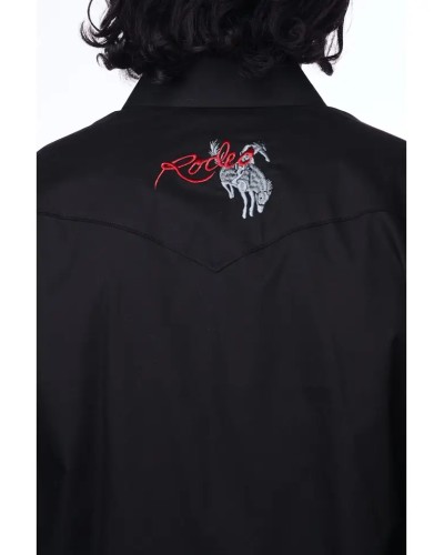 CHEMISE WESTERN AMERICAINE WRANGLER ARIAT STARS AND STRIPES RODEO CLOTHING