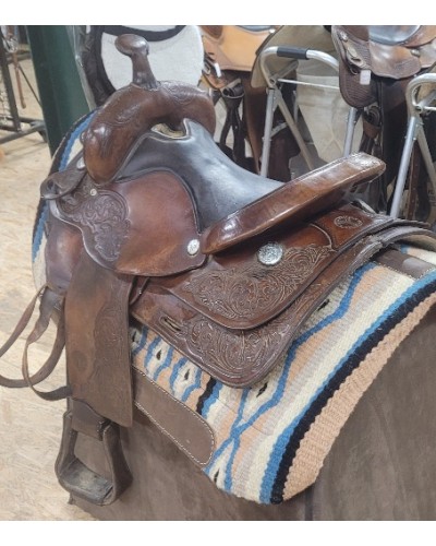 SELLE WESTERN OCCASION EQUITATION AMERICAINE USA CONTINENTAL