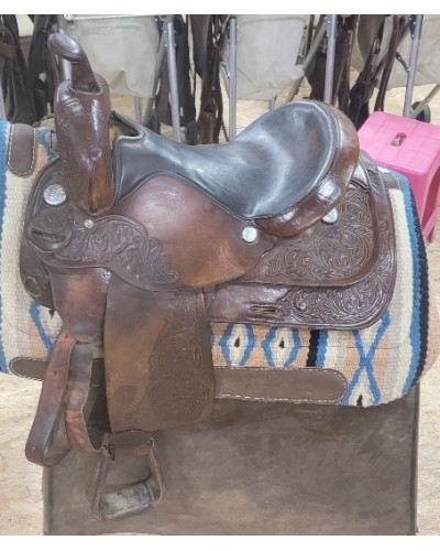 SELLE WESTERN OCCASION EQUITATION AMERICAINE USA CONTINENTAL