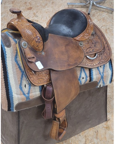 SELLE WESTERN OCCASION EQUITATION AMERICAINE USA CONTINENTAL