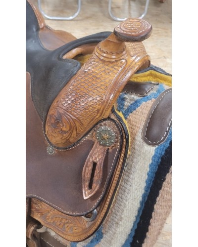 SELLE WESTERN OCCASION EQUITATION AMERICAINE USA CONTINENTAL