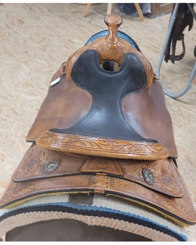 SELLE WESTERN OCCASION EQUITATION AMERICAINE USA CONTINENTAL