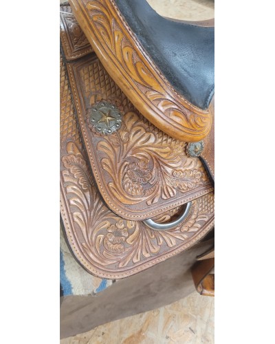 SELLE WESTERN OCCASION EQUITATION AMERICAINE USA CONTINENTAL