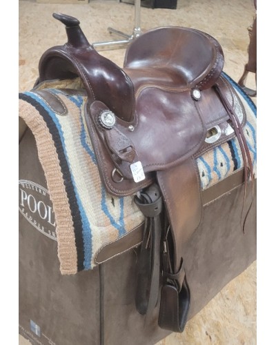 SELLE WESTERN OCCASION EQUITATION AMERICAINE USA CONTINENTAL