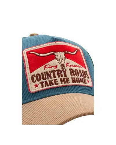 casquette ARIAT usa western HOSTILE WESTERN RANCH BRAND KING KEROSIN