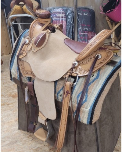 SELLE WESTERN OCCASION EQUITATION AMERICAINE USA CONTINENTAL