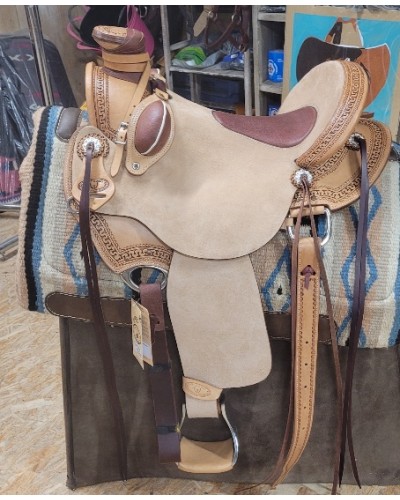 SELLE WESTERN OCCASION EQUITATION AMERICAINE USA CONTINENTAL