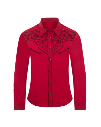 CHEMISE WESTERN AMERICAINE WRANGLER JACK DANIELS STARS AND STRIPES