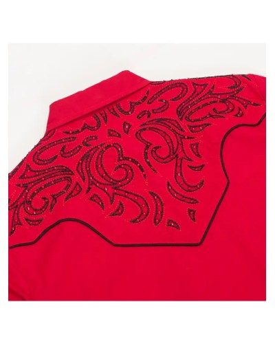 CHEMISE WESTERN AMERICAINE WRANGLER JACK DANIELS STARS AND STRIPES