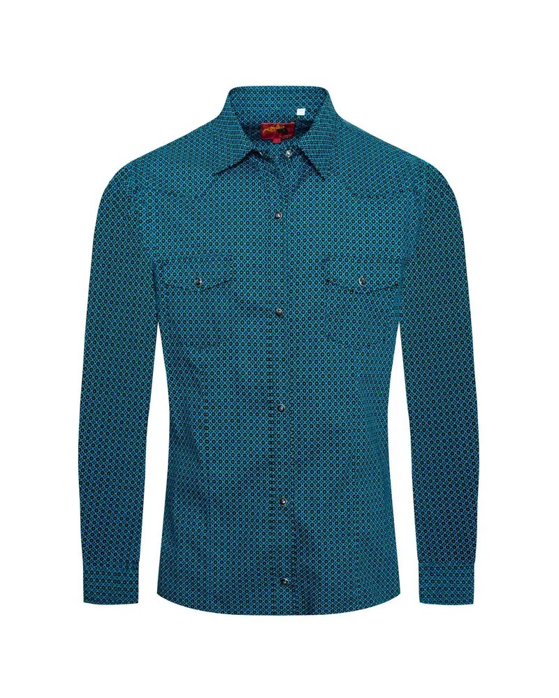 CHEMISE WESTERN AMERICAINE WRANGLER JACK DANIELS STARS AND STRIPES