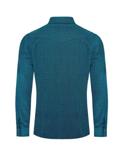 CHEMISE WESTERN AMERICAINE WRANGLER JACK DANIELS STARS AND STRIPES