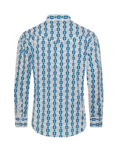 CHEMISE WESTERN AMERICAINE WRANGLER JACK DANIELS STARS AND STRIPES