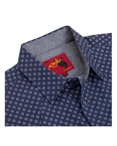 CHEMISE WESTERN AMERICAINE WRANGLER ARIAT STARS AND STRIPES RODEO CLOTHING