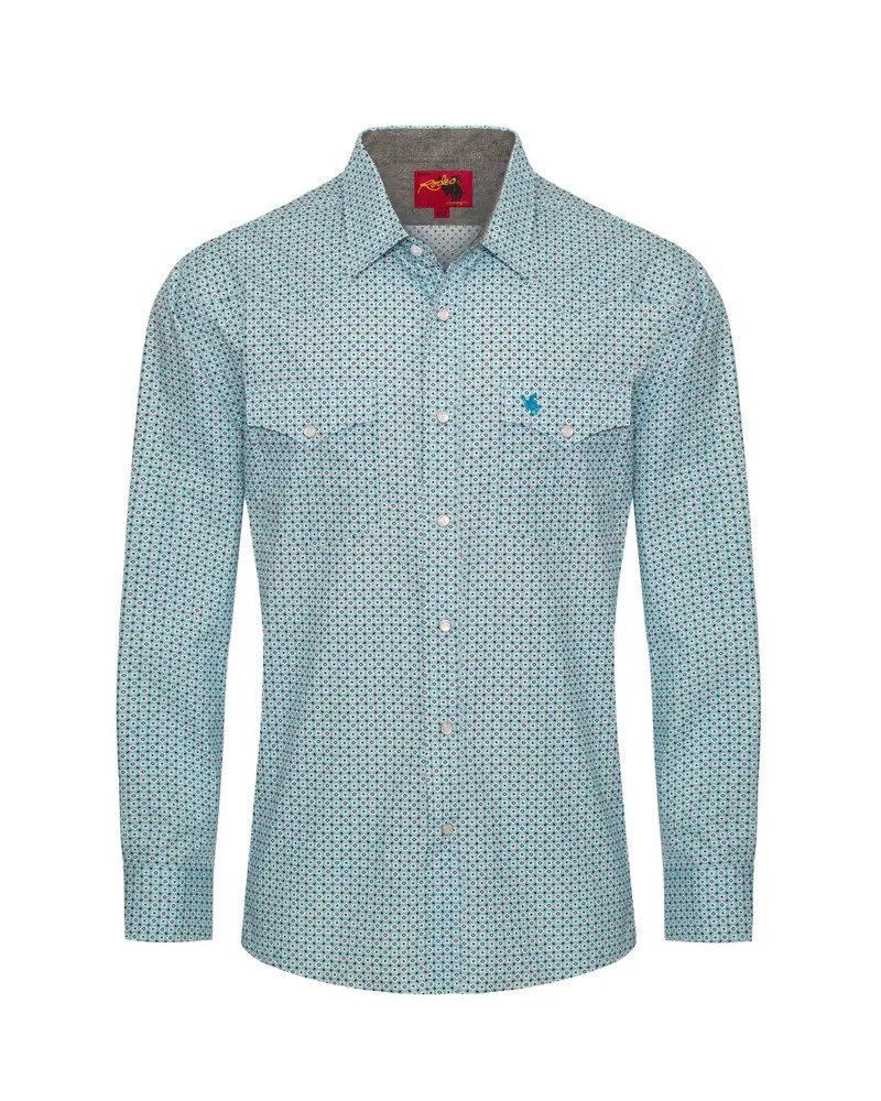 CHEMISE WESTERN AMERICAINE WRANGLER ARIAT STARS AND STRIPES RODEO CLOTHING