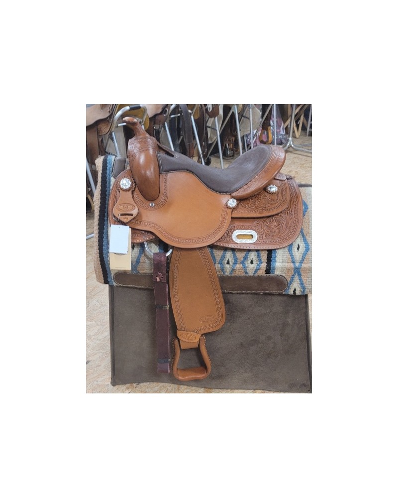 SELLE WESTERN OCCASION EQUITATION AMERICAINE USA CONTINENTAL