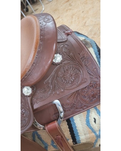 SELLE WESTERN OCCASION EQUITATION AMERICAINE USA CONTINENTAL