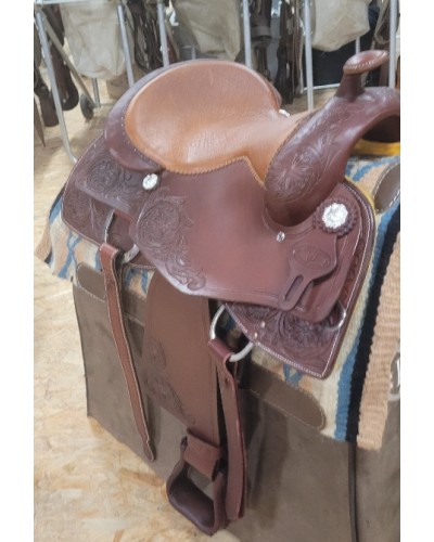SELLE WESTERN OCCASION EQUITATION AMERICAINE USA CONTINENTAL