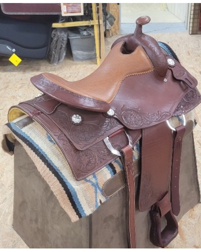 SELLE WESTERN OCCASION EQUITATION AMERICAINE USA CONTINENTAL