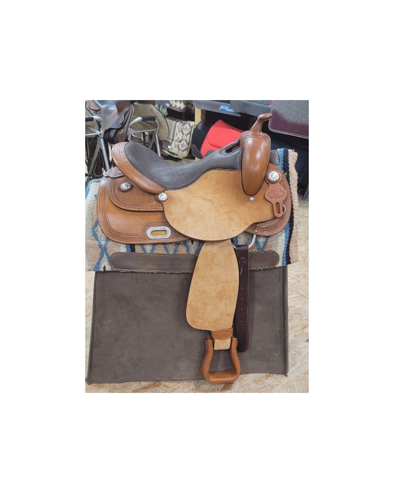 SELLE WESTERN OCCASION EQUITATION AMERICAINE USA CONTINENTAL
