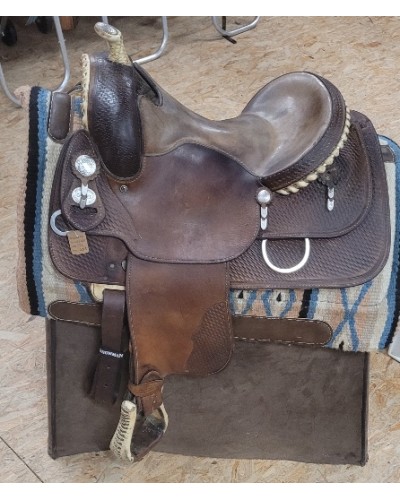 SELLE WESTERN OCCASION EQUITATION AMERICAINE USA CONTINENTAL