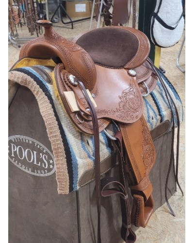 selle équitation western  barrel compétition west coast