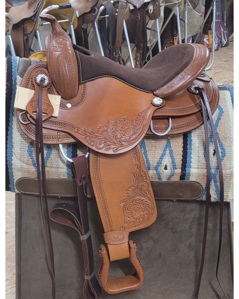 selle équitation western  barrel compétition west coast