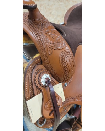 selle équitation western  barrel compétition west coast