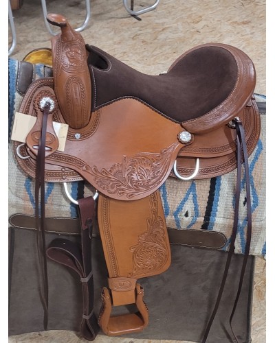 selle équitation western  barrel compétition west coast