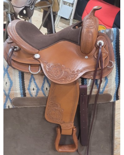selle équitation western  barrel compétition west coast