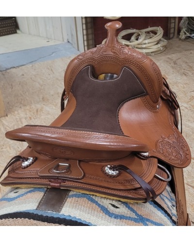 selle équitation western  barrel compétition west coast