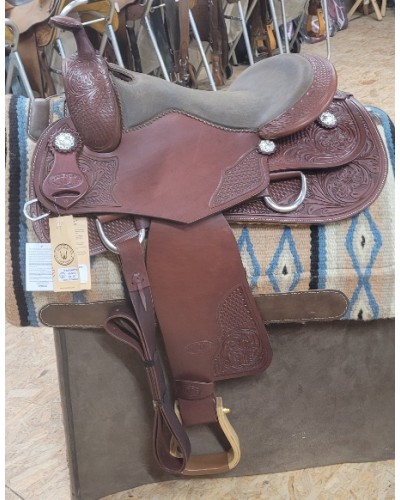 selle équitation western  barrel compétition west coast