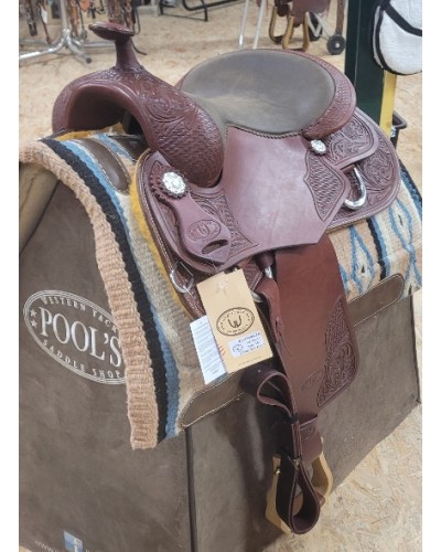 selle équitation western  barrel compétition west coast