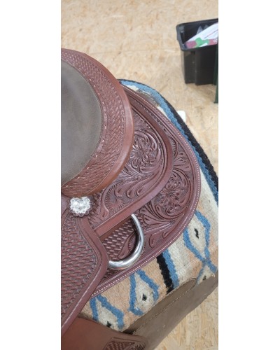 selle équitation western  barrel compétition west coast