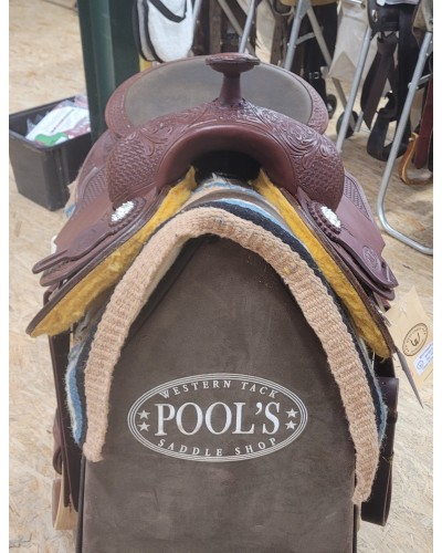 selle équitation western  barrel compétition west coast