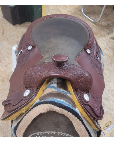 selle équitation western  barrel compétition west coast