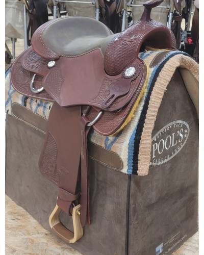 selle équitation western  barrel compétition west coast