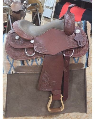 selle équitation western  barrel compétition west coast